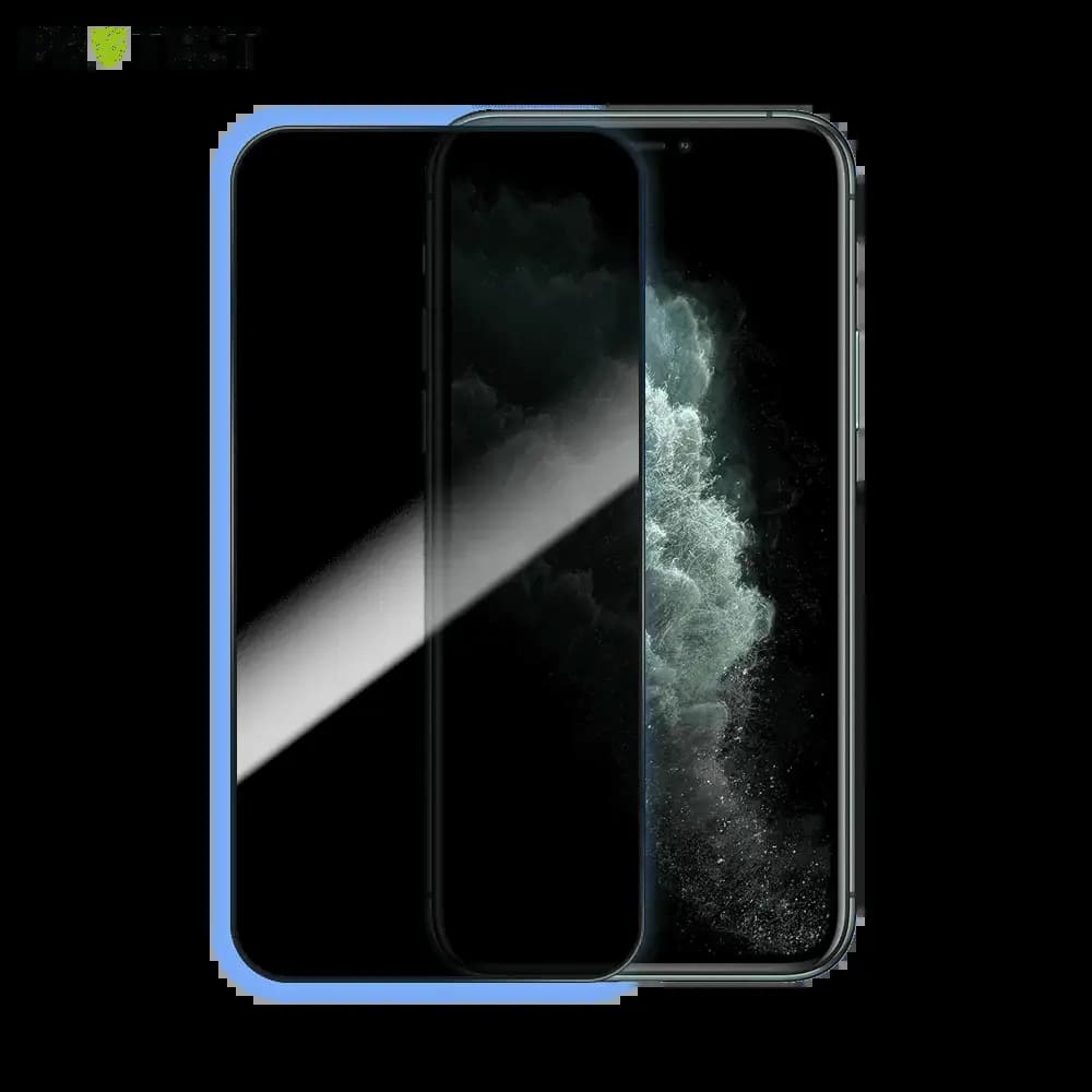 Verre trempé anti-espions iPhone 11 Pro Max / XS Max protection écran 9H - PROTECT Transparent