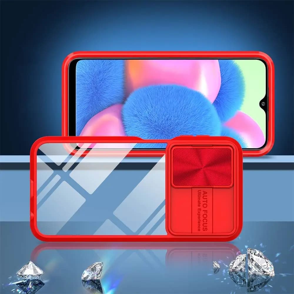 Coque Samsung Galaxy  A24 4G avec cache caméra - PROTECT IE027 Rouge  - Vue 2
