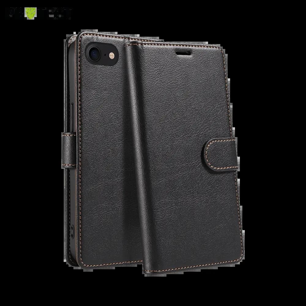Housse folio anti-RFID iPhone 7 / 8 / SE - PROTECT IP011 Noir