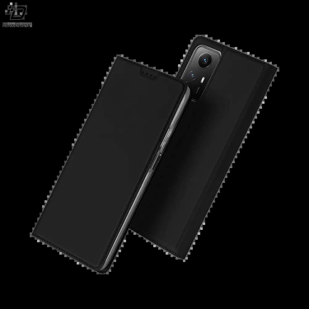 Housse folio Xiaomi Redmi Note 12S porte-carte - Dux Ducis Skin Pro Noir