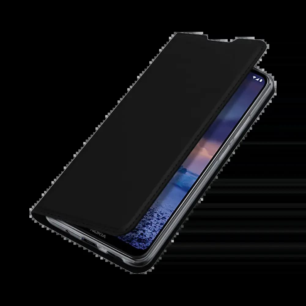 Housse folio Nokia 5.4 porte-carte - Dux Ducis Skin Pro Noir
