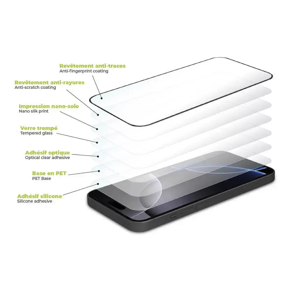 Verre trempé HD Samsung Galaxy S24+ 5G / S25+ protection écran 9H - PROTECT Transparent - Vue 2