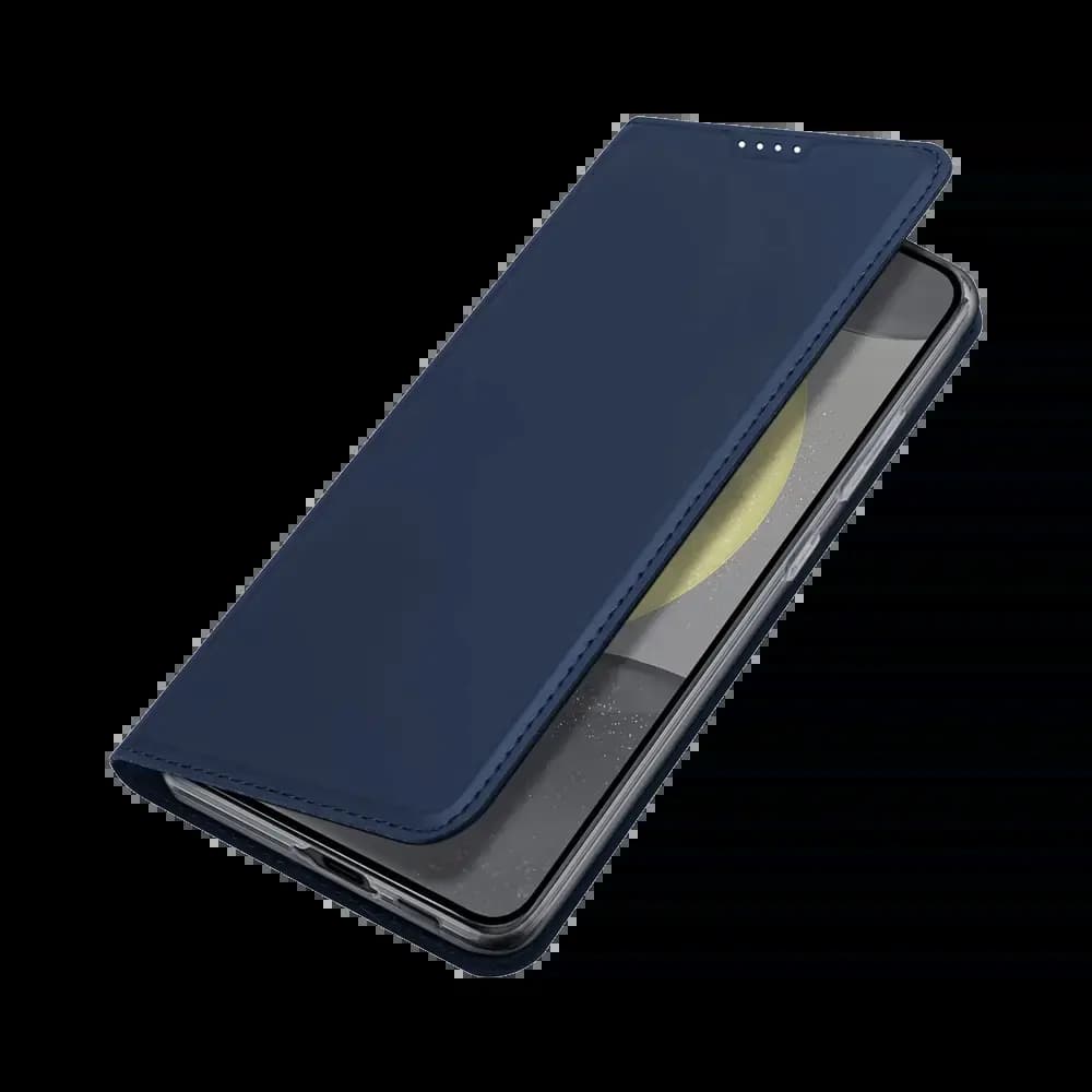 Housse folio Samsung Galaxy S24 FE porte-carte - Dux Ducis Skin Pro Bleu