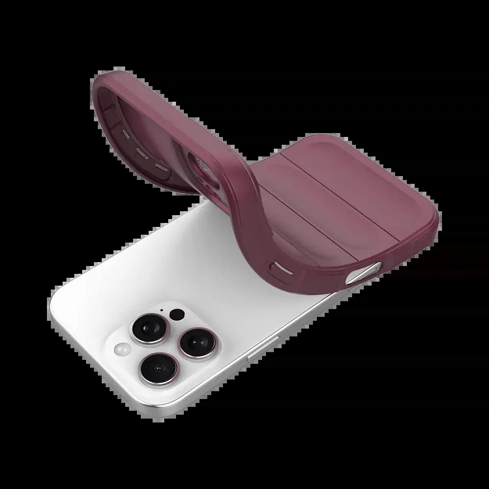 Coque de protection iPhone 16 Pro Max antichoc renforcée - PROTECT IX008 Prune