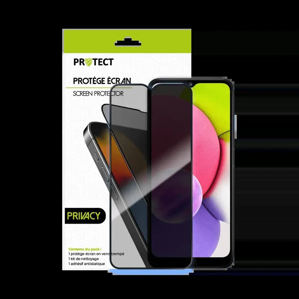 Verre trempé anti-espions Samsung Galaxy A03s / A03 protection écran 9H - PROTECT Transparent