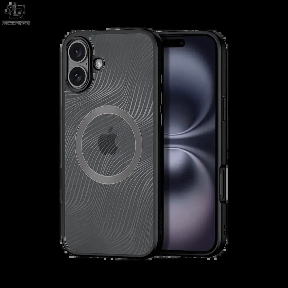Coque anti-chocs finition mate – iPhone 16 – Dux Ducis Aimo Noir