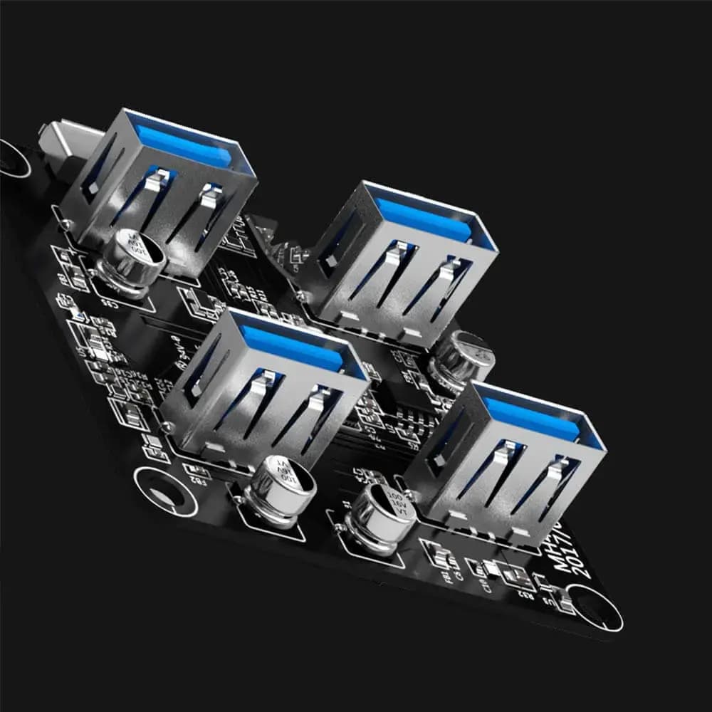 Hub Orico 4 Ports USB-A Transparent