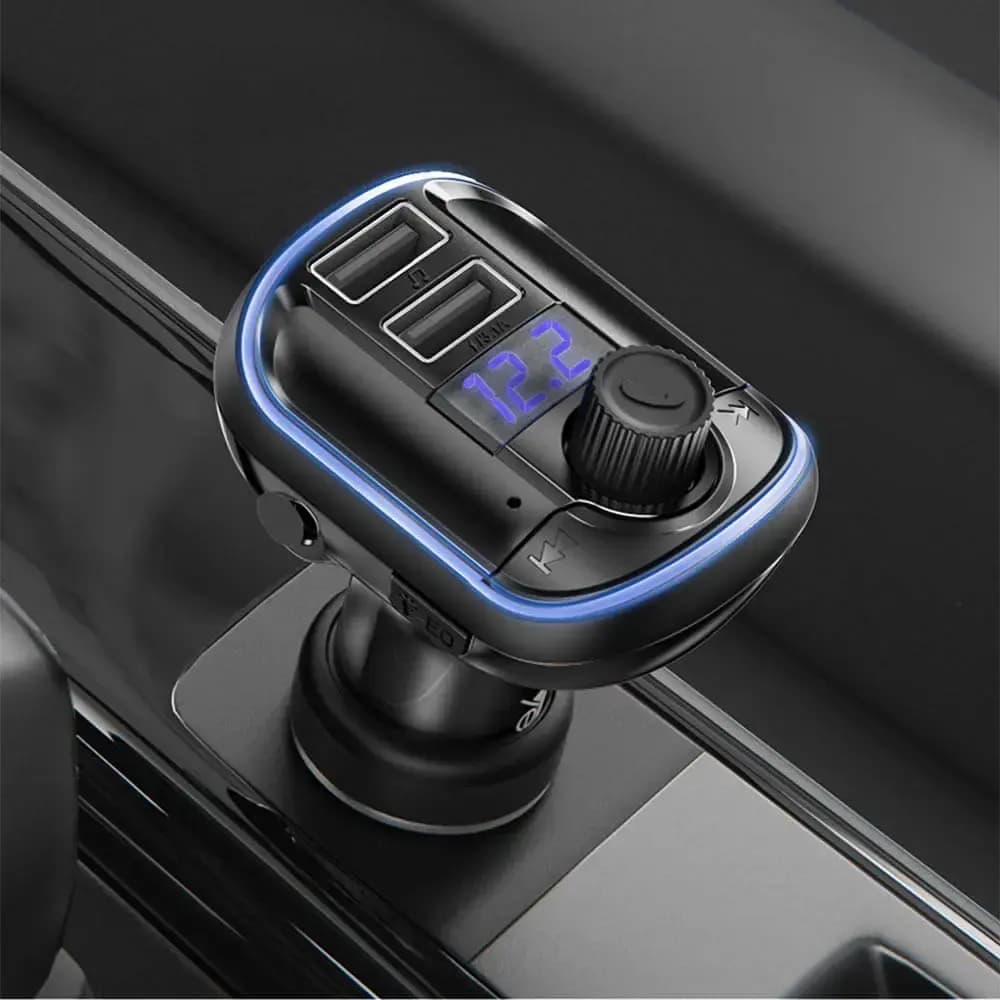 Transmetteur FM Bluetooth & chargeur voiture 20W - Yesido Y44