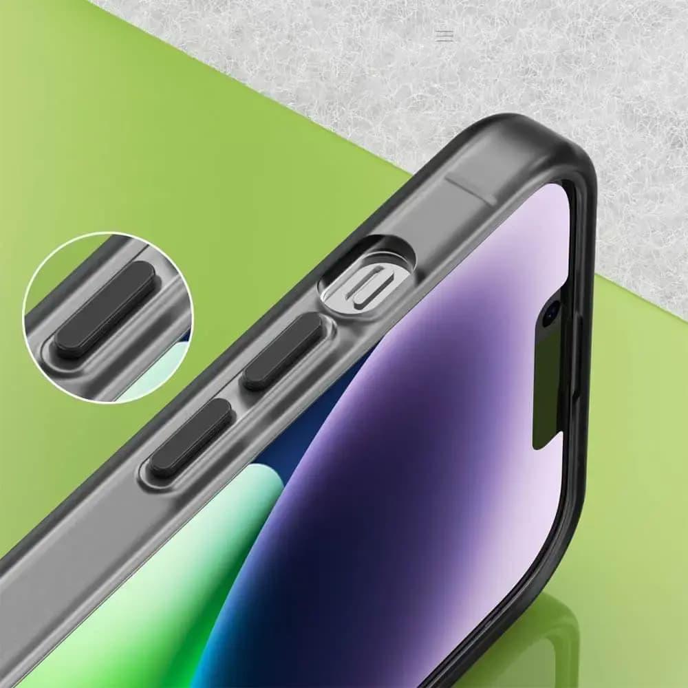 Coque MagSafe bi-matière iPhone 14 Plus - PROTECT MF-006 Noir - Vue 3