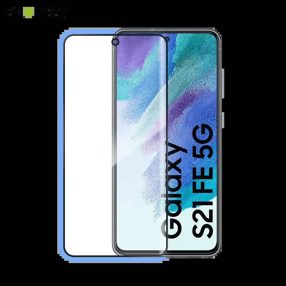Verre trempé intégral 5D 9H – protection écran Samsung Galaxy S21 FE – PROTECT Noir