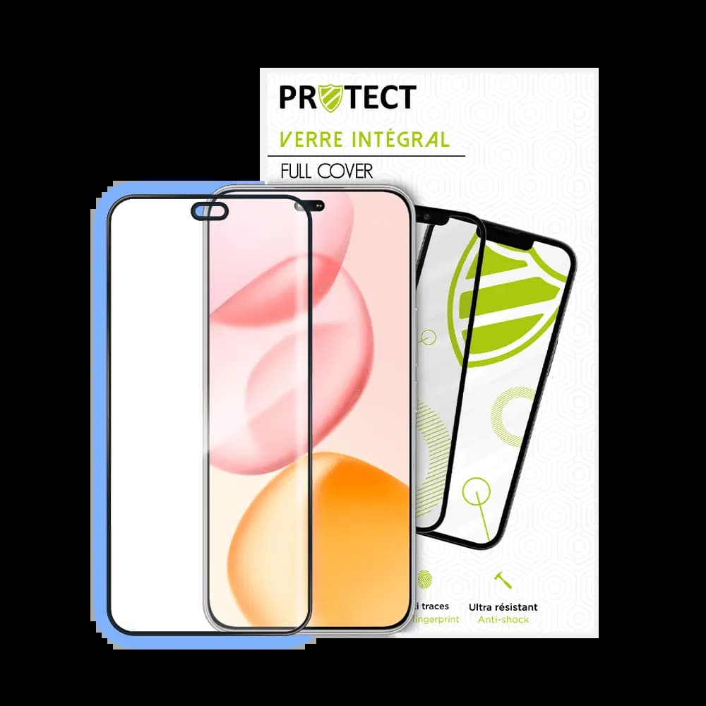 Verre trempé intégral 5D 9H – protection écran Honor 400 Pro – PROTECT Noir - Vue 2