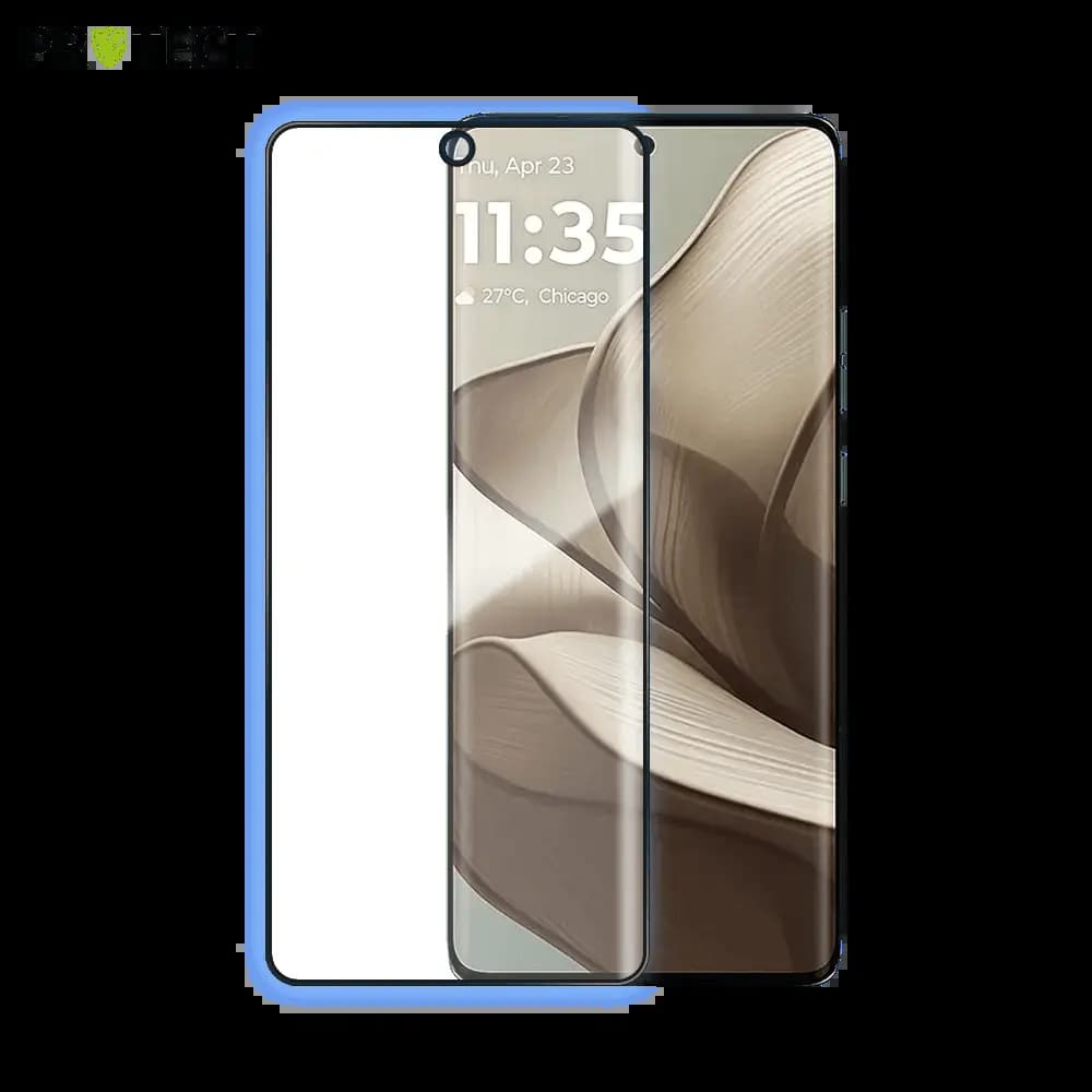 Verre trempé intégral Motorola Edge 50 protection écran 9H - PROTECT Noir