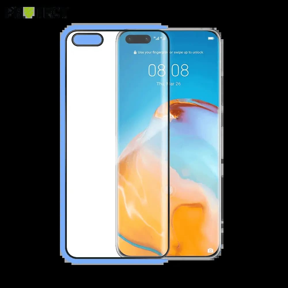 Verre trempé intégral Huawei P40 Pro+ protection écran 9H - PROTECT Noir
