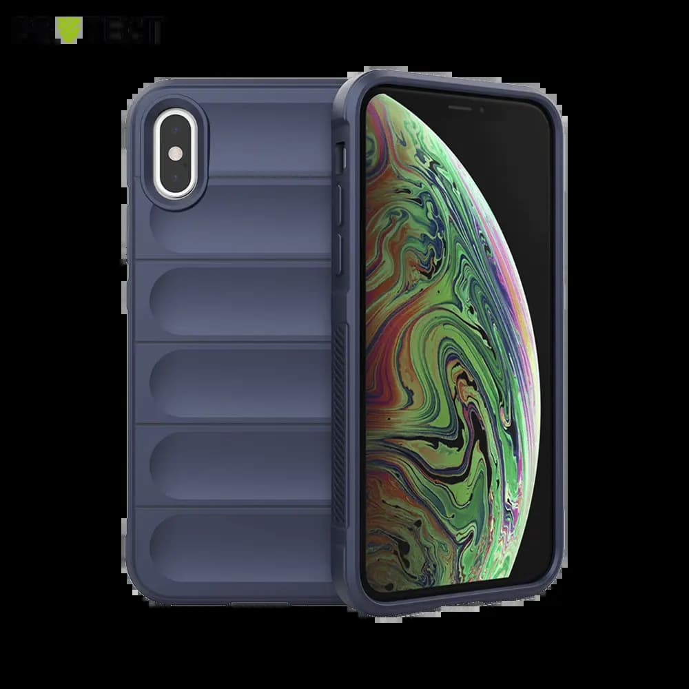 Coque de protection antichoc renforcée iPhone XS Max - PROTECT IX008 Saphir