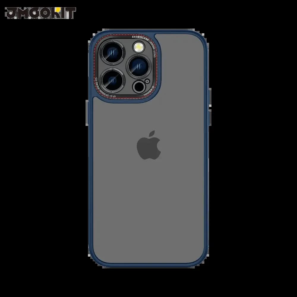 Coque de Protection Canon Lens JMGOKIT pour Apple iPhone 16 Pro Bleu