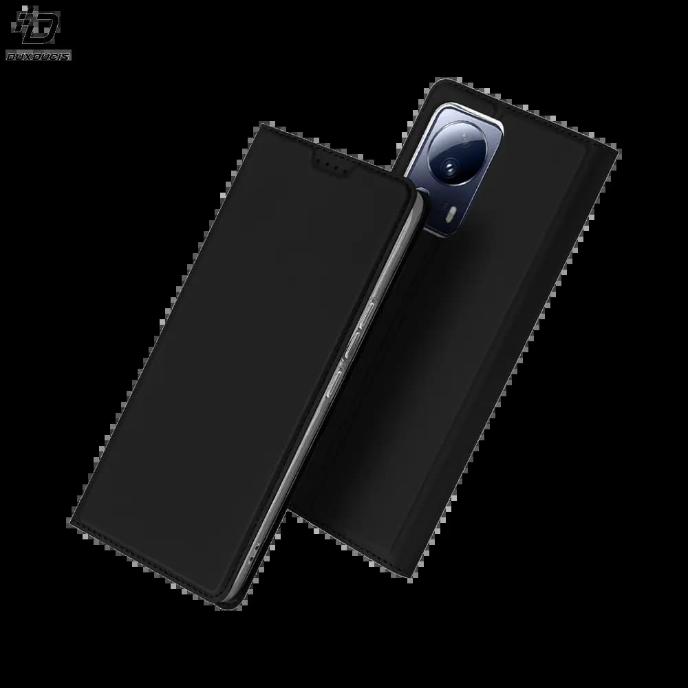 Housse folio Xiaomi 13 Lite porte-carte - Dux Ducis Skin Pro Noir