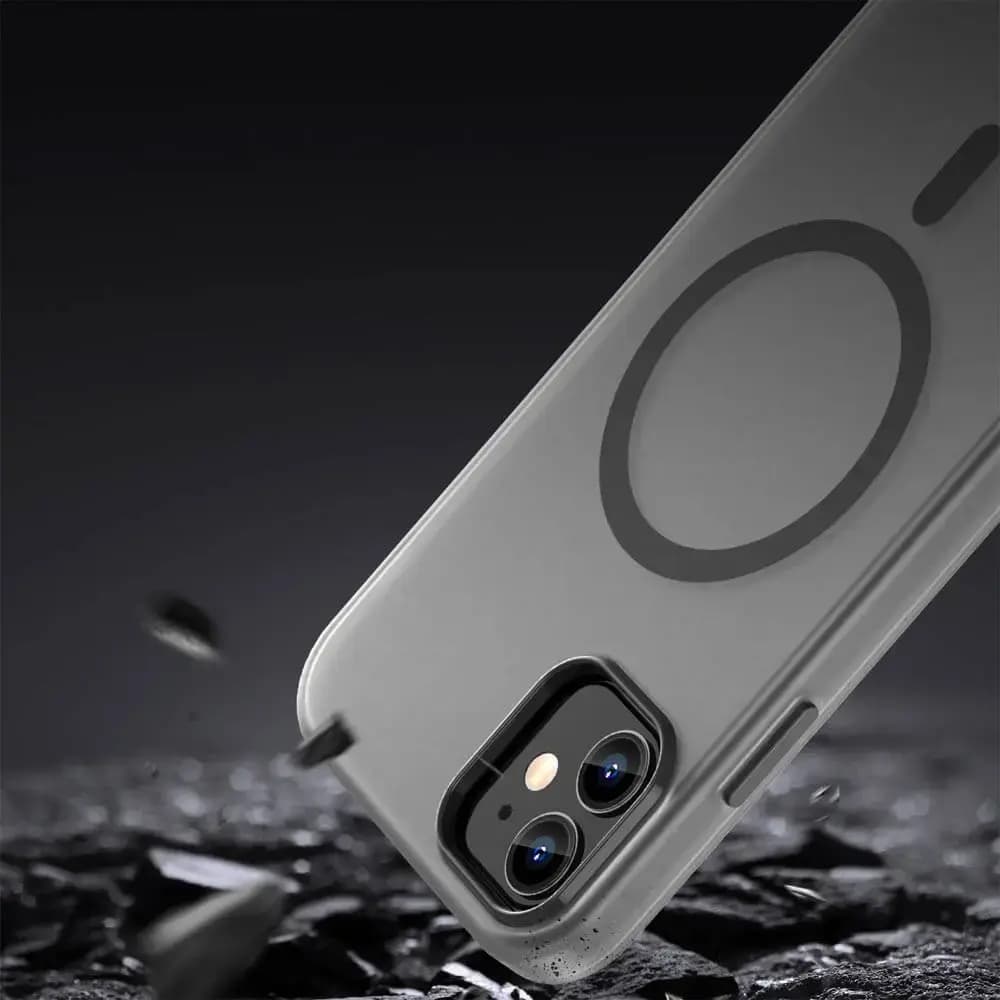 Coque MagSafe bi-matière iPhone 11 - PROTECT MF-006 Noir - Vue 4