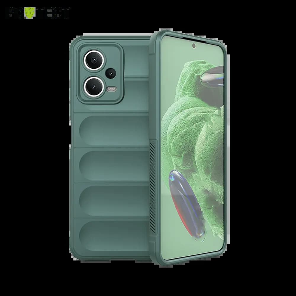 Coque de protection antichoc renforcée Xiaomi Poco X5 5G - PROTECT IX008 Vert Foncé
