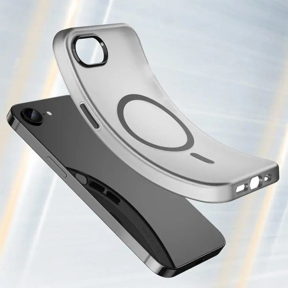 Coque MagSafe iPhone 16e / iPhone 17e bi-matière – PROTECT MF-006 Noir