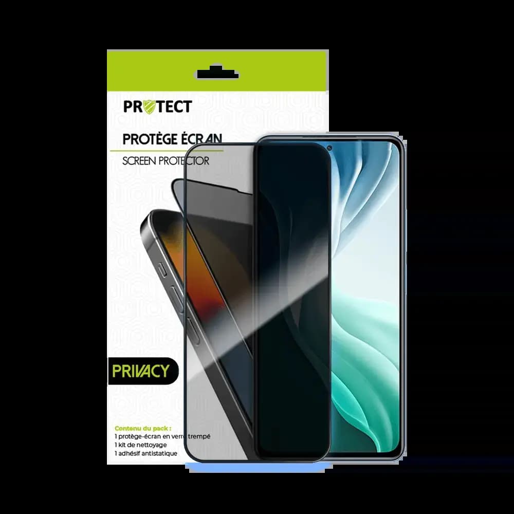 Verre trempé anti-espions Xiaomi Mi 11i 5G protection écran 9H - PROTECT Transparent