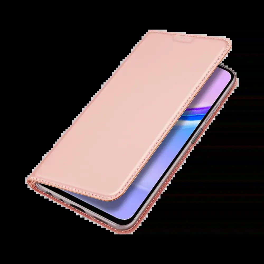 Housse folio MagSafe Samsung Galaxy A15 - Dux Ducis Skin X Pro Bleu - Vue 3