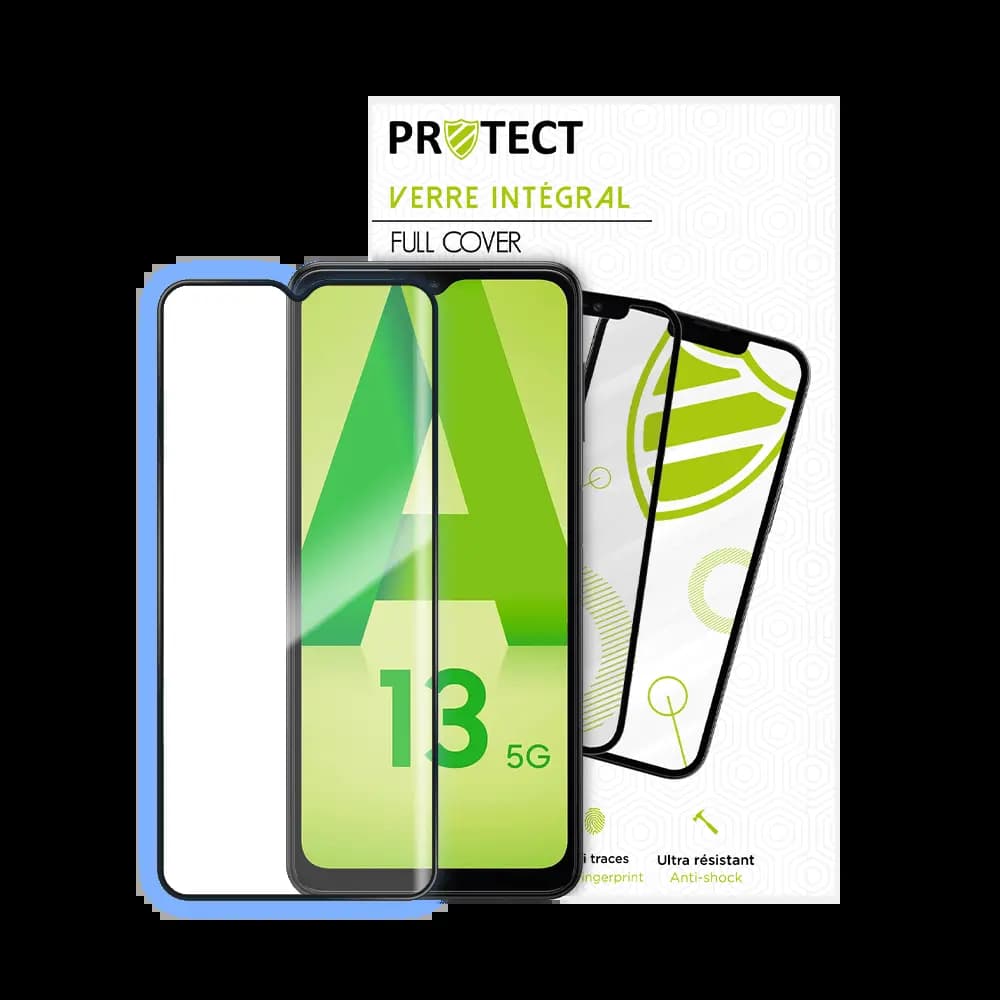 Verre trempé intégral Samsung Galaxy A13 5G protection écran 9H - PROTECT Noir