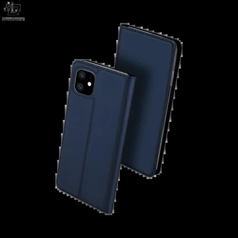 Housse folio iPhone 11 porte-carte – Dux Ducis Skin Pro Bleu