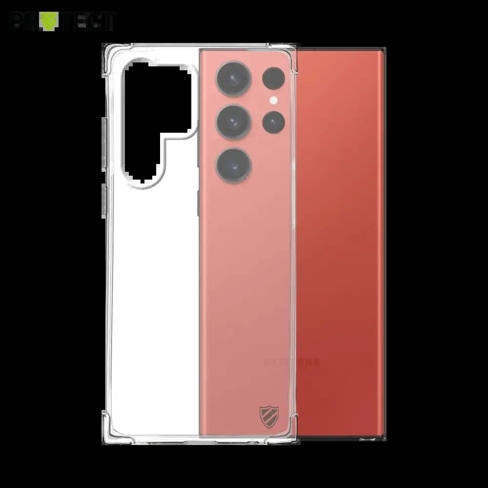 Coque antichoc renforcée transparente Samsung Galaxy S23 Ultra 5G - silicone PROTECT