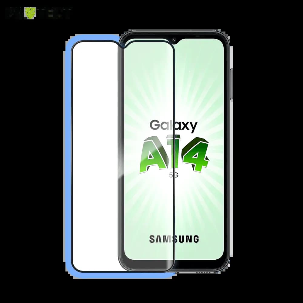 Verre trempé intégral Samsung Galaxy A14 5G protection écran 9H - PROTECT Noir