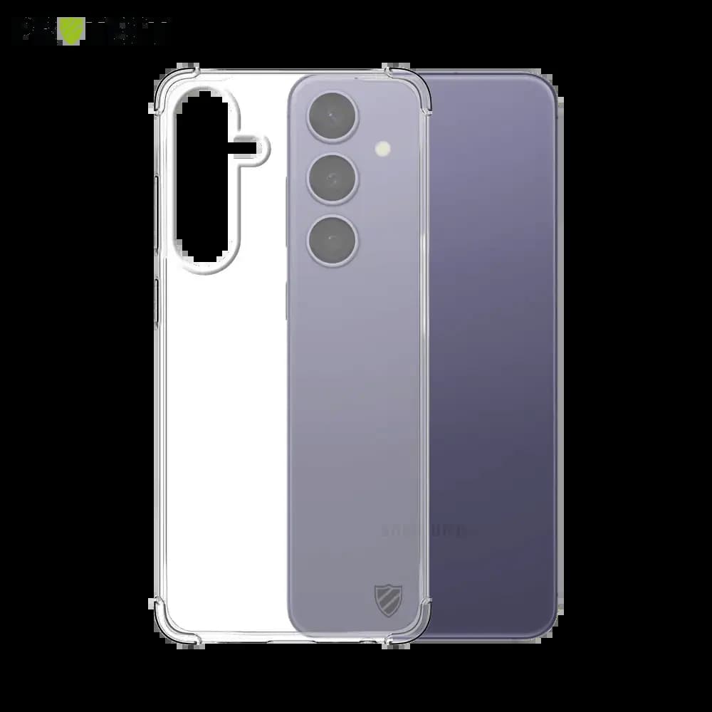 Coque antichoc renforcée transparente Samsung Galaxy S24 5G - silicone PROTECT