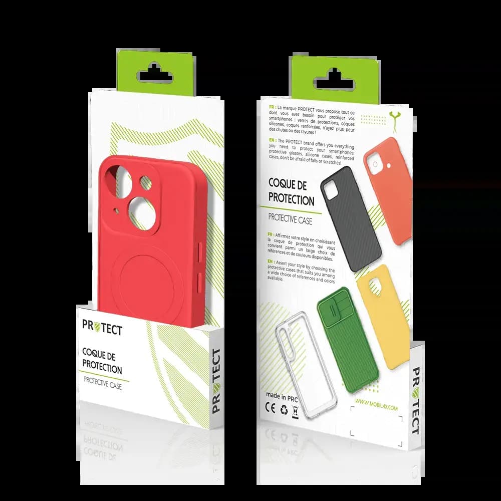 Coque de Protection PROTECT IZ001 pour Apple iPhone 13 MagSafe Rouge