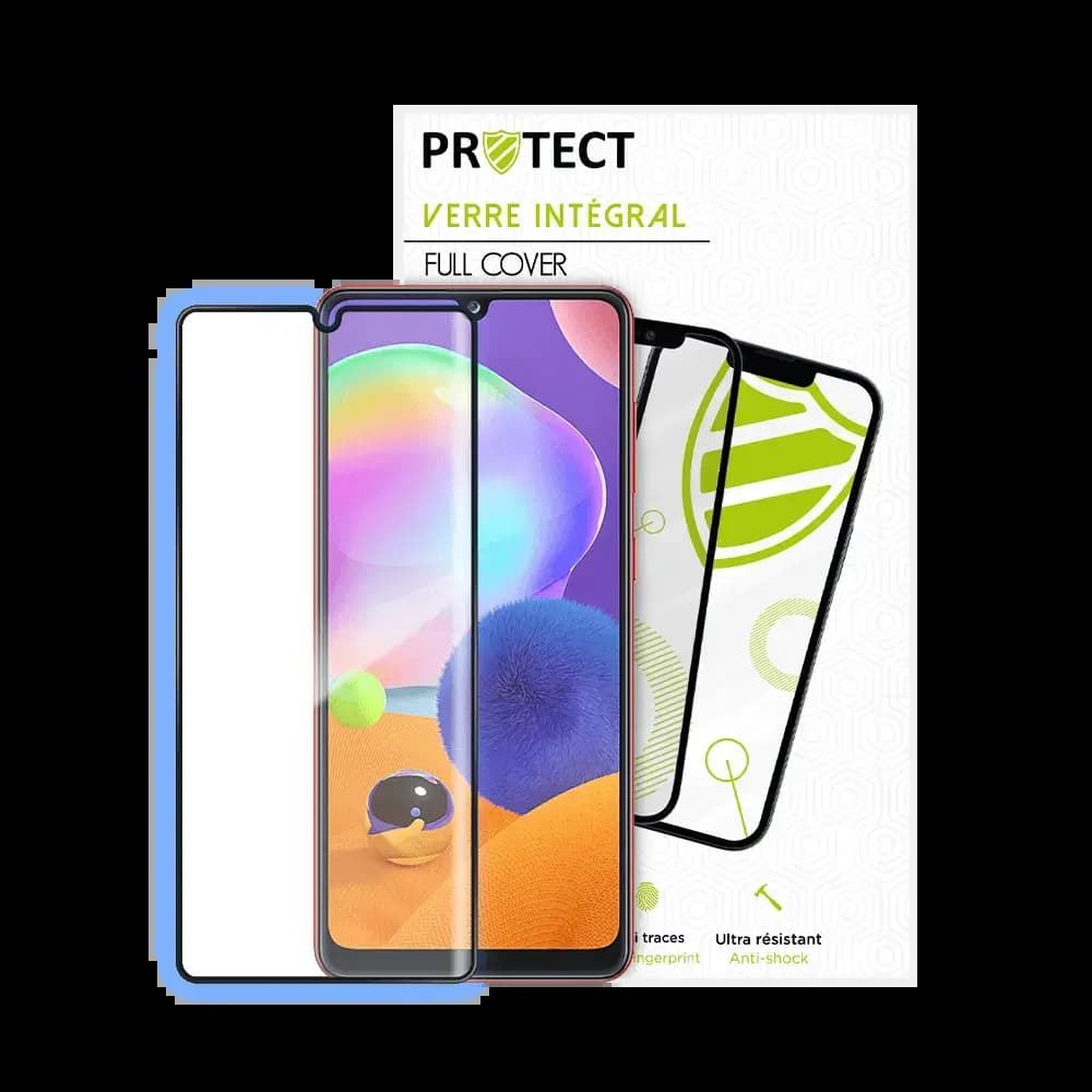 Verre trempé intégral Samsung Galaxy A31 protection écran 9H - PROTECT Noir