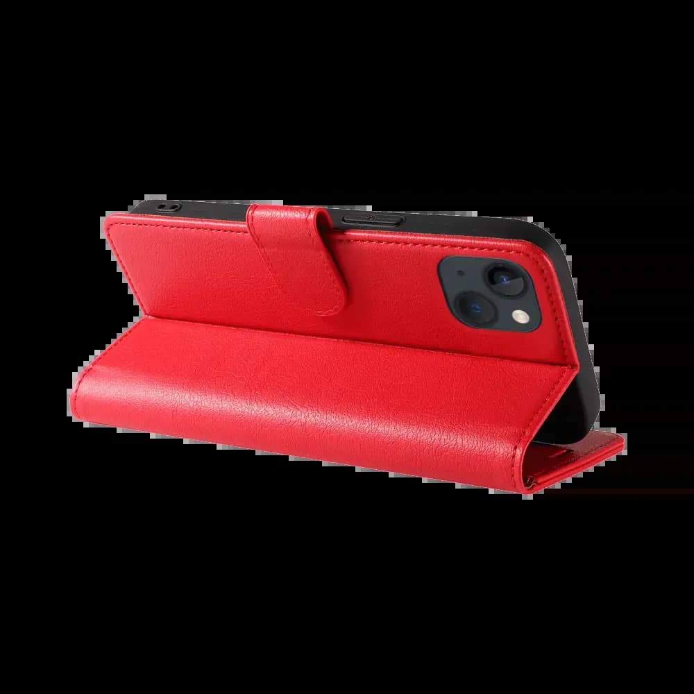 Housse folio anti-RFID iPhone 13 – PROTECT IP011 Rouge - Vue 2