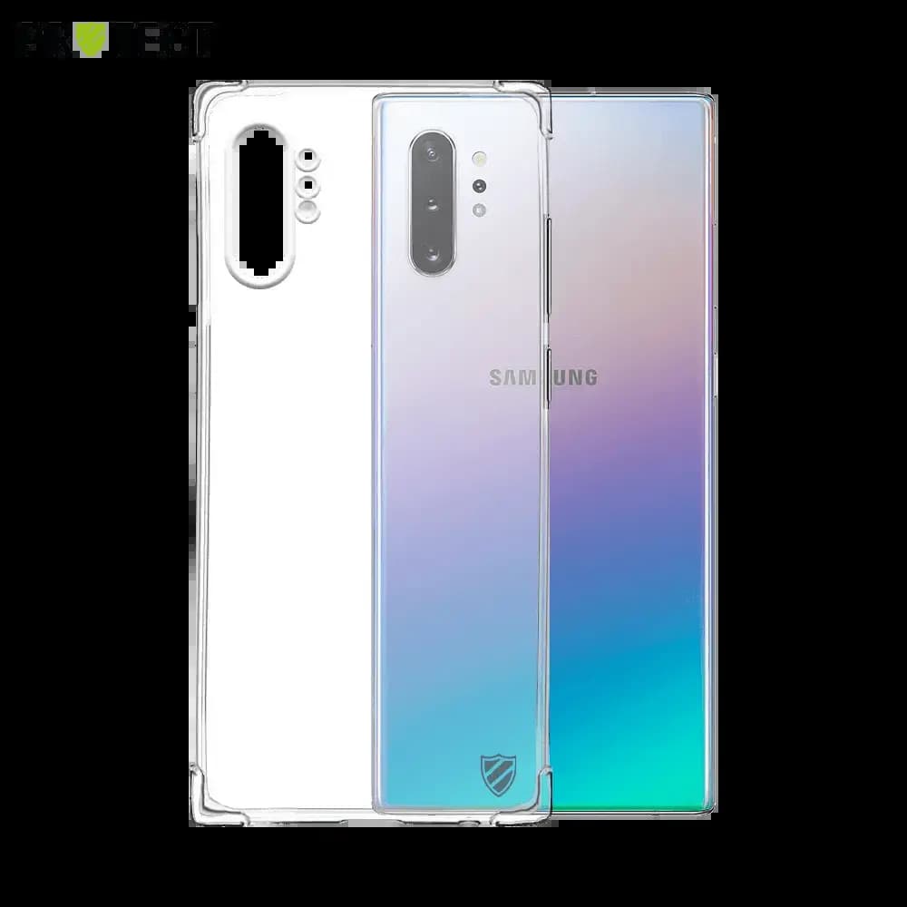 Coque antichoc renforcée transparente Samsung Galaxy Note 10 Plus - silicone PROTECT