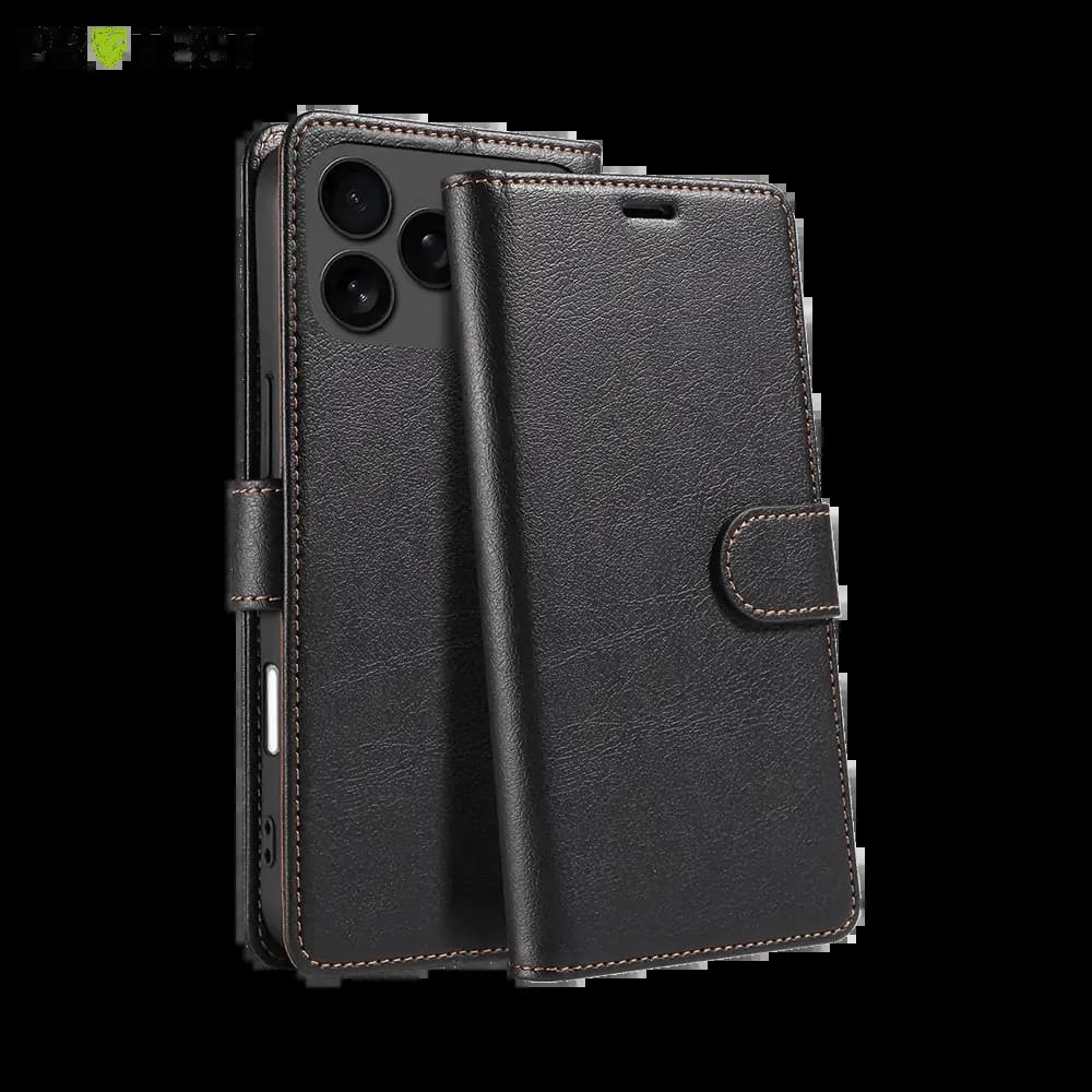 Housse folio anti-RFID iPhone 17 Pro – PROTECT IP011 Noir