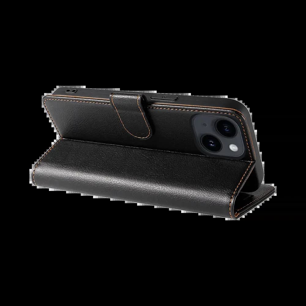 Housse folio anti-RFID iPhone 14 - PROTECT IP011 Noir - Vue 4