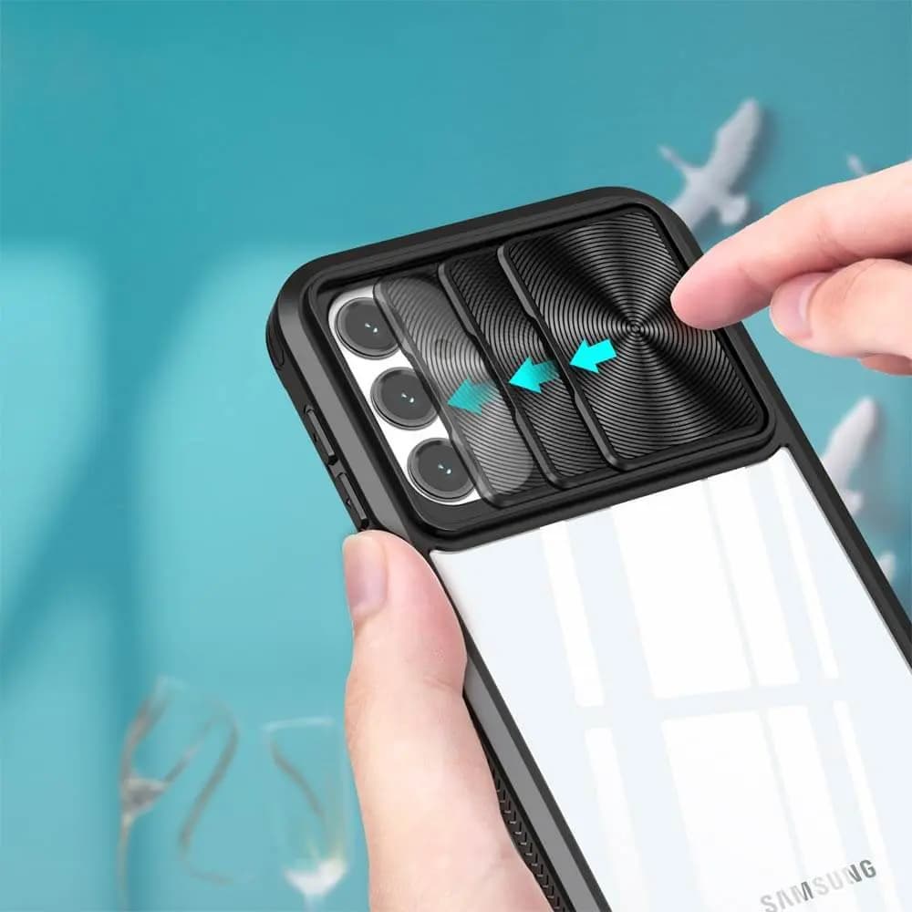 Coque Samsung Galaxy  A24 4G avec cache caméra - PROTECT IE027 Noir - Vue 3