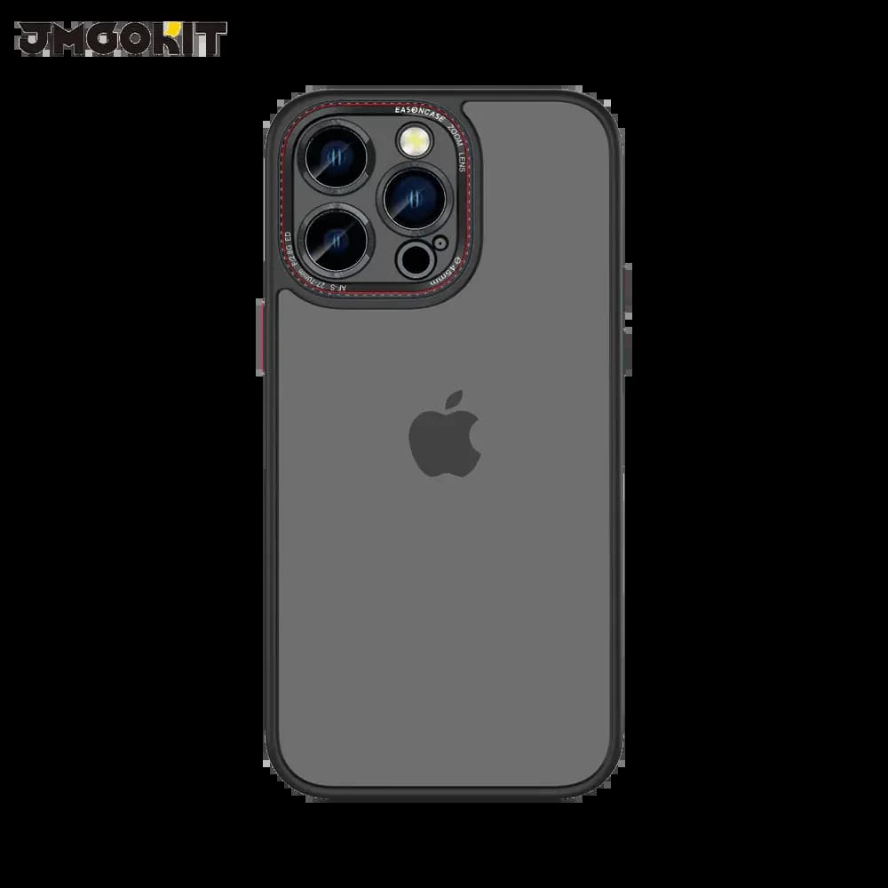 Coque de Protection Canon Lens JMGOKIT pour Apple iPhone 15 Pro Noir
