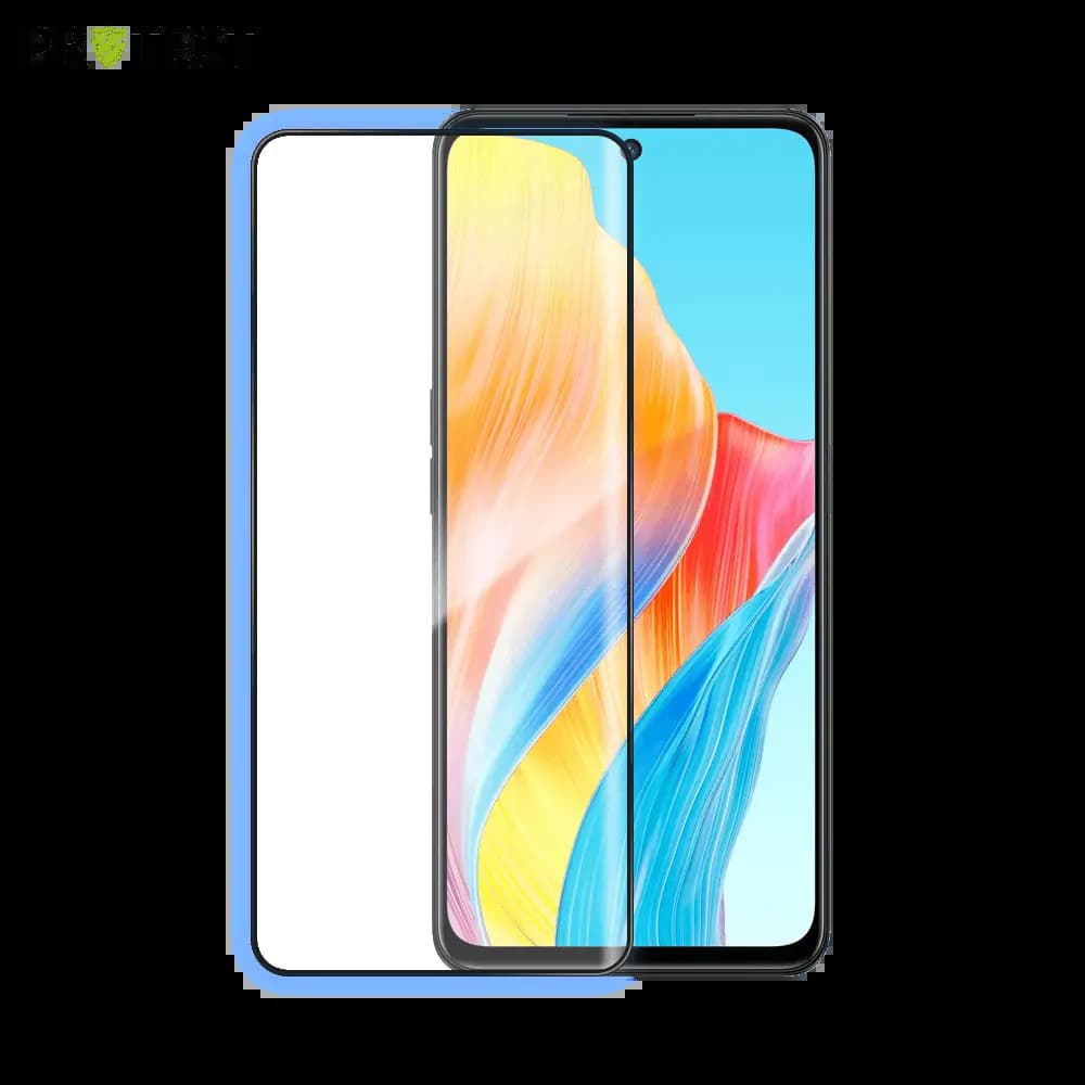 Verre trempé intégral OPPO A98 5G protection écran 9H - PROTECT Noir