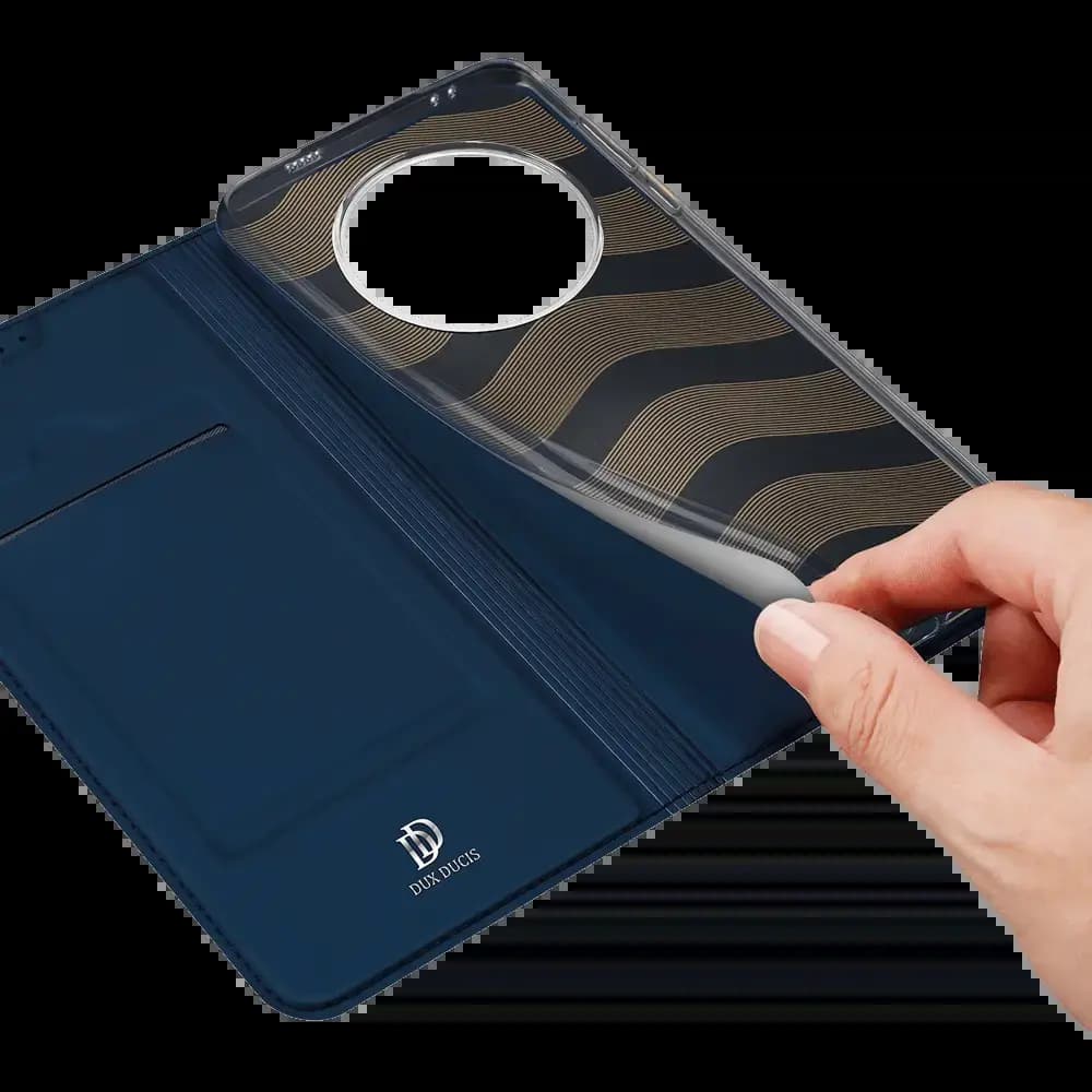 Housse folio Honor Magic 7 Pro porte-carte - Dux Ducis Skin Pro Noir