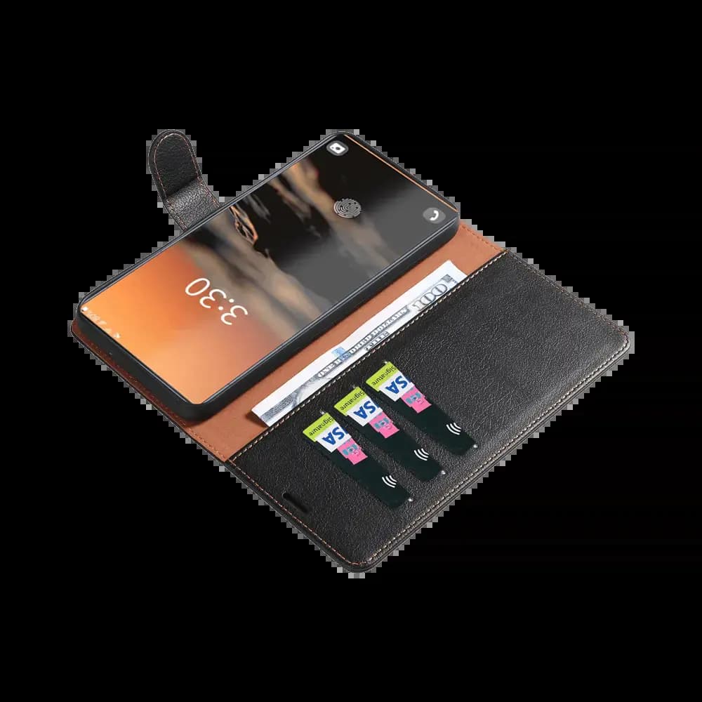 Housse folio anti-RFID Samsung Galaxy S23 Ultra 5G – PROTECT IP011 Noir