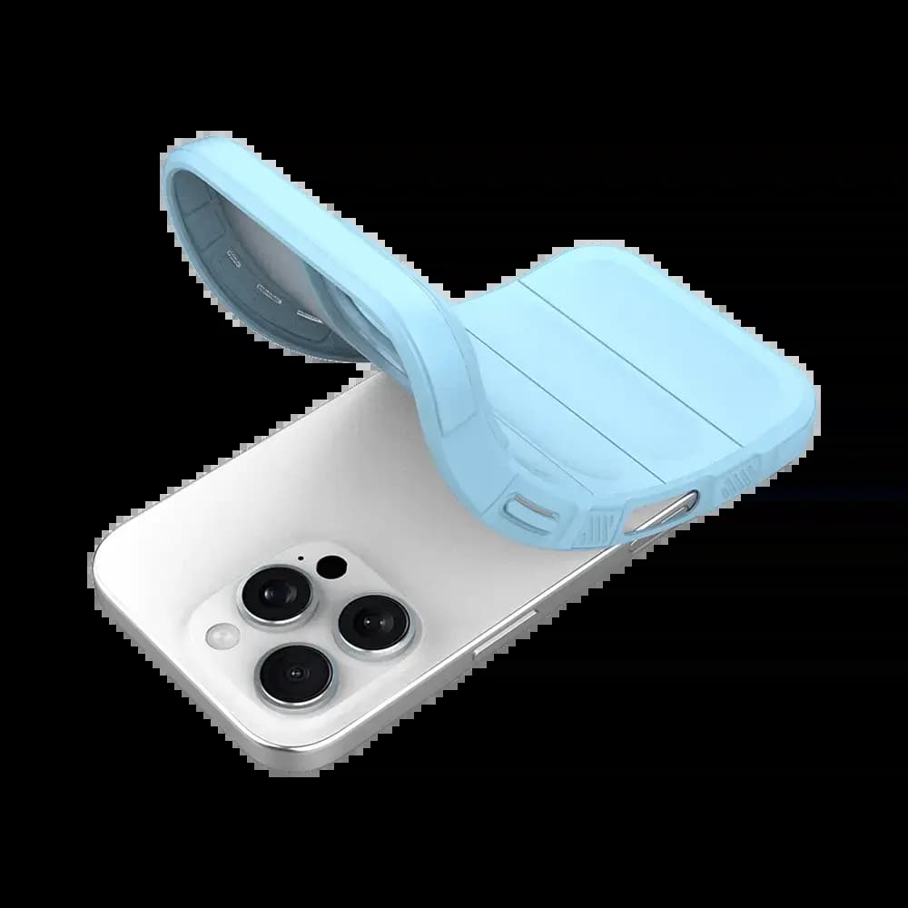 Coque de protection antichoc renforcée iPhone 16 Pro - PROTECT IX008 Bleu Clair