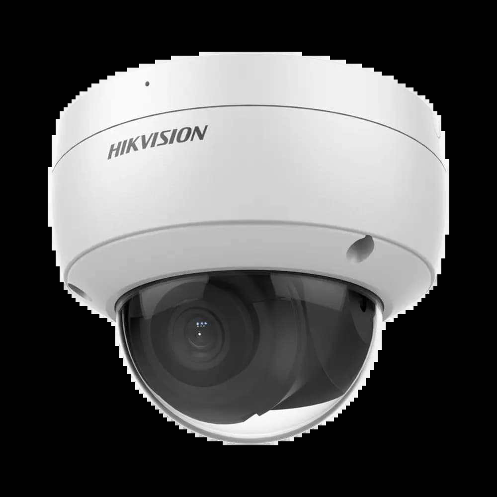 Caméra de Surveillance avec IA Hikvision (4mm) Dome 4MP DarkFighter & AcuSense Blanc - Vue 2