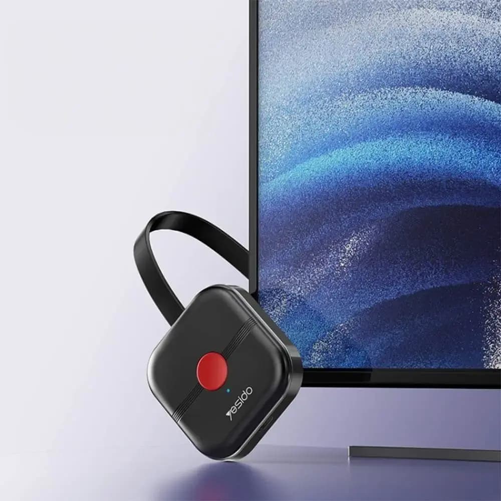 Dongle HDMI sans fil Miracast - Wi-Fi 5G & définition 4K - Yesido TV10 Noir