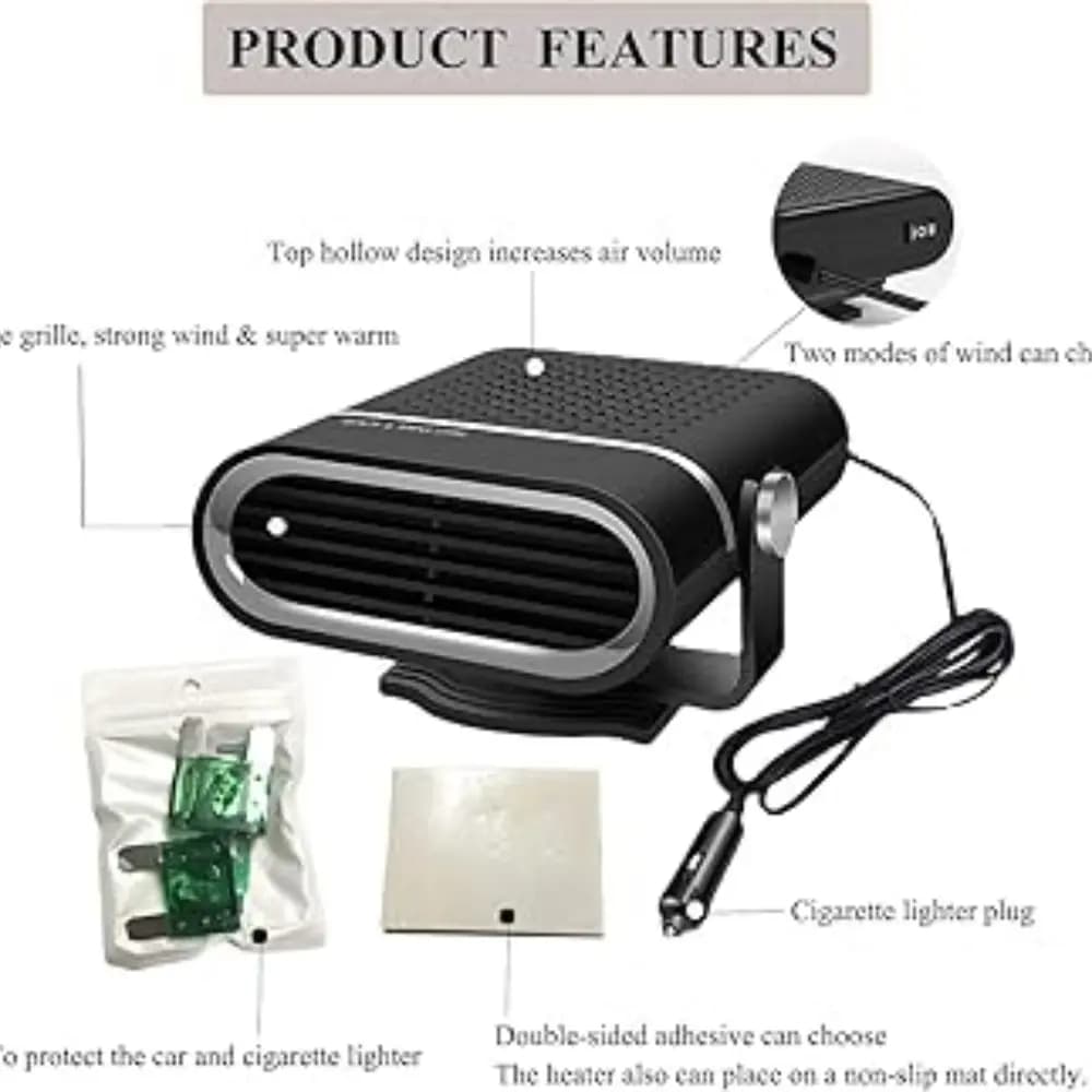 Chauffage portable pour voiture Mokeum Mokeum Astral Black - Vue 3