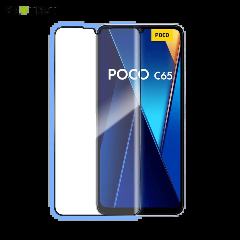 Verre trempé intégral Xiaomi Poco C65 / Redmi 13C protection écran 9H - PROTECT Noir
