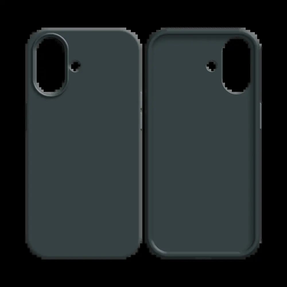 Coque silicone iPhone 16 Plus - Noir - Vue 2