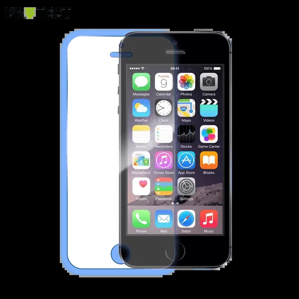 Verre trempé iPhone 5 / iPhone 5S / iPhone SE (1re génération) protection écran 9H - PROTECT Transparent