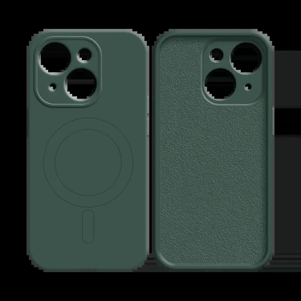 Coque de Protection PROTECT IZ001 pour Apple iPhone 15 Plus MagSafe Vert Foncé