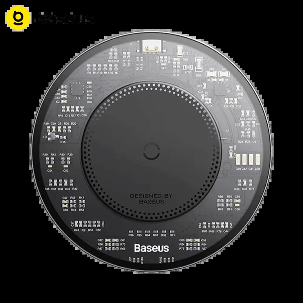 Pad de Charge à Induction (avec Câble USB-C vers USB-C) Baseus 15W Noir